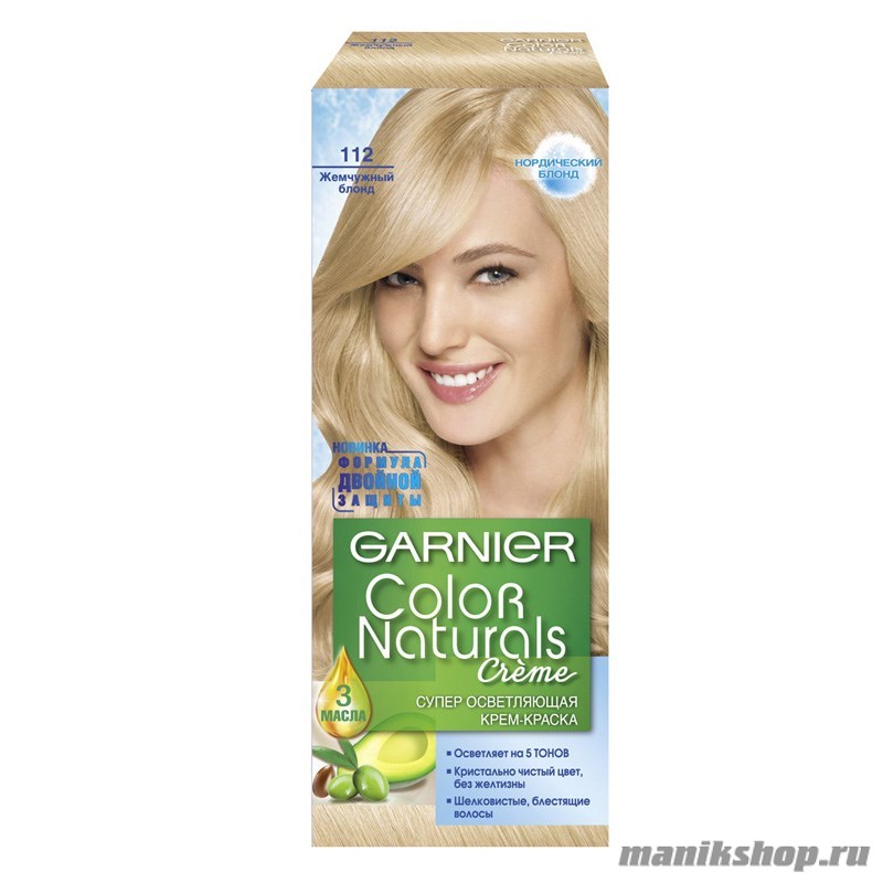 Краска для волос Garnier Color Naturals 10.1 Перламутровый блонд 110 мл (3600540999146)