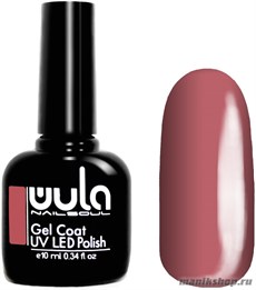 456 WULA Nailsoul Гель лак для ногтей 10мл светлый пурпурно-красный