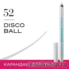 60166 Bourjois Водостойкий карандаш для глаз Contour Clubbing Waterproo, тон 52 disco ball