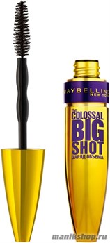 Maybelline Тушь для ресниц The Colossal Big Shot, черная