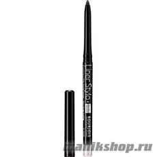 60240 Bourjois 381413  Карандаш для глаз с точилкой "Liner Stylo" тон 41 Noir, глубокий матовый черный