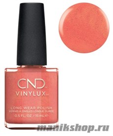 163 VINYLUX CND Desert Poppy (Оранжевый, плотный, с золотыми микроблестками)