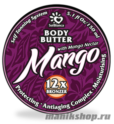 8841 SolBianca Твердое масло АВТОЗАГАР Манго Body Butter 150мл