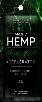 01 Sun Luxe Крем для загара в солярии Magic Hemp 4x Сочное яблоко 15мл