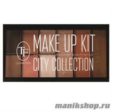 07687 Триумф TF Набор для макияжа №203 CITY COLLECTION тени+ румяна+ хайлайтер+ пудра