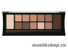 05959 Триумф TF Набор теней 12цветов NUDE Palette Eyeshadow тон 01 бежево- коричнево- шоколадная гамма