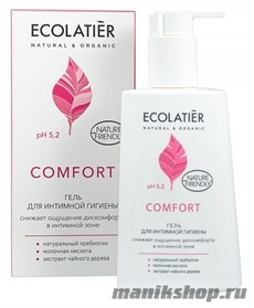 171517 Ecolab Ecolatier Inspirat Гель для интимной гигиены Comfort с молочной кислотой и пробиотиком 250мл