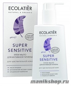 171531 Ecolab Ecolatier Inspirat Мыло-крем для интимной гигиены Super Sensitive для чувств. кожи 250мл