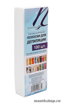 ItalWax White Line Полоски для депиляции 7х20  (100шт в уп)