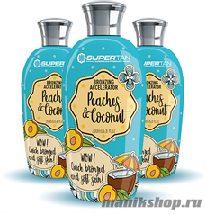 7695 SuperTan Крем для загара с бронзатором 200мл Кокосовый орех, персик Peaches&amp; Coconut