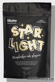 16322 Likato Скраб для тела Star Light Gold Scrub Shine 250мл