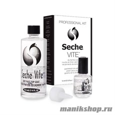 Seche Vite  Набор, быстросохнущее верхнее покрытие для лака 118мл + 14мл