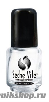 Seche Vite Dry Fast Top Coat Быстросохнущее верхнее покрытие для лака 3,6мл