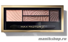 50250 Max Factor Тени для век и бровей (2в1)  4-цветные Smoky Eye Drama, цвет №01 Opulent Nudes