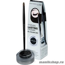 72089 Maybelline Подводка-Гель для глаз LASTING DRAMA 24 часа, тон 01 Черный