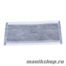 310-01А Irisk Маска одноразовая угольная 1шт