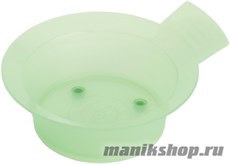 3008 JPP052F Dewal Чаша для краски, зеленая, с ручкой, с противоскользящей резинкой на дне 300мл