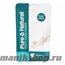 58622 Маска-носочки для ног Natural and Pure Foot Care Mask 1пара