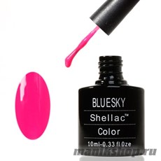 Neon 06 Bluesky Shellac (Ярко-розовый, без блесток и перламутра) 10мл