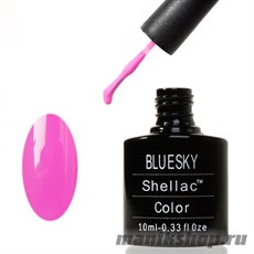 Neon 21 Bluesky Shellac 10мл (Яркая фуксия, без блесток и перламутра)