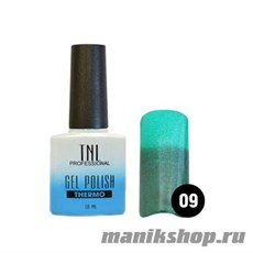 TNL Гель-лак  Тhermo  №09 Изумрудный/нефритовый 10мл