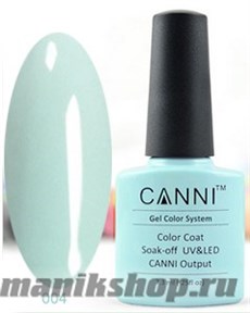 004 Canni Гель-лак Gel Color 7,3мл Бледно-голубой