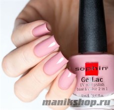 623 Sophin GelLac Гель-лак для ногтей без лампы 12мл  base&amp;color 2 в 1 (Бежево-розовый)