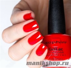 627 Sophin GelLac Гель-лак для ногтей без лампы 12мл  base&amp;color 2 в 1 (Алый)