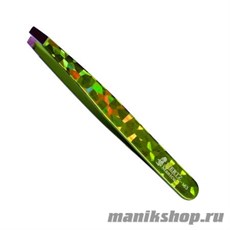 5584 Mertz Пинцет 183-зелёный цветной 9,5см