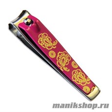 1159 Mertz Книпсер 484 розовый с цветами 6см