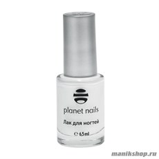 30001 Planet Nails Лак для стемпинга 6,5мл Белый