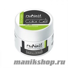 2200 RuNail Цветной УФ-гель (Дерзкий зеленый, Pert Green) 7,5гр