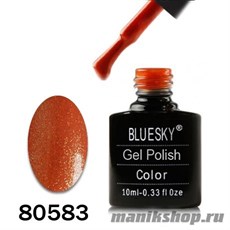 80583 Bluesky Shellac Fine Vermillion 10мл Гель-лак