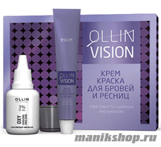 729209 OLLIN Professional Крем-краска для бровей и ресниц ГРАФИТ (набор)