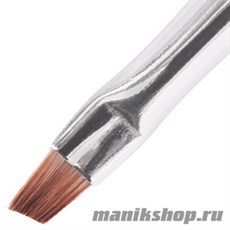 К210-12 Irisk Кисть для геля искусcтвенный ворс, скошенная в тубе №2