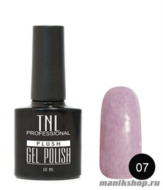 №07 TNL Гель-лак "Plush эффект" 10мл Фиалковый
