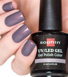 0715 Sophin UV/LED Гель-лак PLUMAGE 12мл Припыленный нежно-сиреневый с розовым шиммером