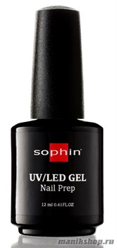 Sophin NAIL PREP Дегидратор, обезжириватель ногтей с кисточкой 12 мл