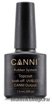 CANNI Rubber Top Coat Верхнее покрытие КАУЧУКОВОЕ 7,3мл