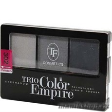 05638 Триумф TF Тени для век тройные Trio Color Empire 302 графит