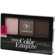 05676 Триумф TF Тени для век тройные Trio Color Empire 306 лесной орех