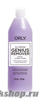 Orly Genius All Purpose Remover Жидкость для удаления гель-лака и лака, ухаживающая 118 мл