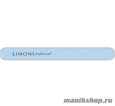 Limoni Пилка для ногтей Color прямая 240*240 голубая