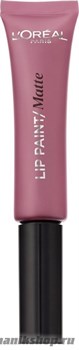 LOREAL Блеск для губ Lip Paint/ Matte, тон 212 идеальный капучино