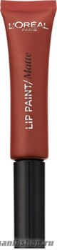 41503 LOREAL Блеск для губ Lip Paint/ Matte, тон 213 пряный шоколад