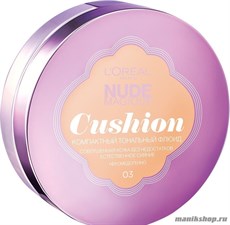 L'OREAL Тональный крем Nude Magique Cushion, тон 03 ваниль