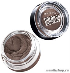 Maybelline Тени для век "Color Tattoo" тон 40 Долговечный коричневый