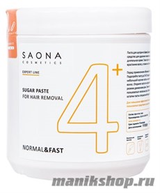 Saona Cosmetics Сахарная паста №4+  Нормальная БЕЗ РАЗОГРЕВА NORMAL&amp;FAST 1000гр