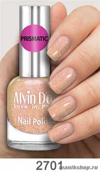 2701/23898 Alvin D'or Prismatic ADN-27 Лак для ногтей 2701 песочный 15мл