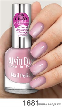 1681/25086 Alvin D'or ADN-16 Лак-Гель для ногтей 1681 розовый перламутр 15мл